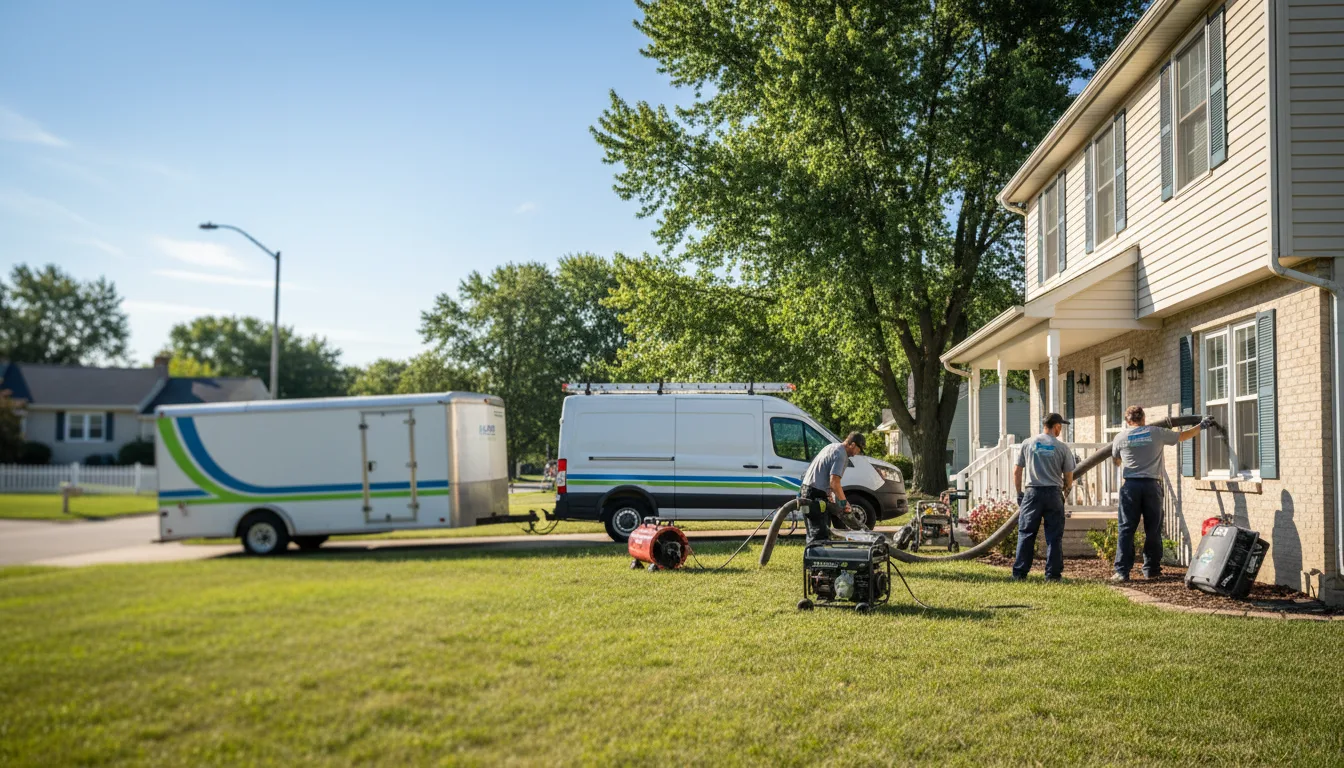 Flooded Basement Restoration And Cleanup With Repair in Dougherty, IA near me